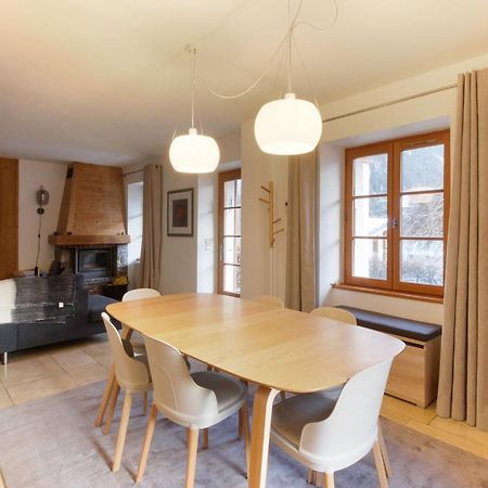 Les Alpins - Centre De Chamonix - Renove Avec Jardin Et Vue Imprenable Sur Le Montblanc Apartman Kültér fotó